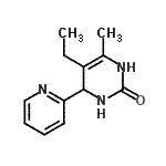 CAS#: 728004-26-0, 5-Ethyl-6-methyl-4-(2-pyridinyl)-3,4-dihydro-2(1H)-pyrimidinone