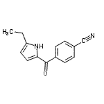 CAS#: 728008-71-7, 4-[(5-Ethyl-1H-pyrrol-2-yl)carbonyl]benzonitrile