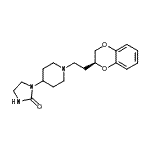 CAS#: 72822-56-1, 1-(1-{2-[(2S)-2,3-Dihydro-1,4-benzodioxin-2-yl]ethyl}-4-piperidinyl)-2-imidazolidinone
