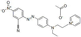 CAS#: 72829-23-3, 2-[4-(Ethyl-(2-Pyridin-1-Ium-1-Ylethyl)Amino)Phenyl]Diazenyl-5-Nitrobenzonitrile Acetate