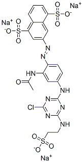 CAS#: 72829-27-7, Trisodium 3-[2-Acetamido-4-[[4-Chloro-6-(2-Sulfonatoethylamino)-1,3,5-Triazin-2-Yl]Amino]Phenyl]Diazenylnaphthalene-1,5-Disulfonate