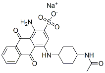 CAS#: 72829-42-6, Sodium 4-[(4-Acetamidocyclohexyl)Amino]-1-Amino-9,10-Dioxoanthracene-2-Sulfonate