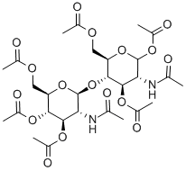 CAS#: 7284-18-6, 2-(Acetylamino)-2-Deoxy-4-O-[3,4,6-Tri-O-Acetyl-2-(Acetylamino)-2-Deoxy-beta-D-Glucopyranosyl]-alpha-D-Glucopyranose 1,3,6-Triacetate