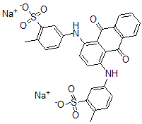CAS#: 72845-45-5, Disodium 2-Methyl-5-[[4-[(4-Methyl-3-Sulfonatophenyl)Amino]-9,10-Dioxoanthracen-1-Yl]Amino]Benzenesulfonate