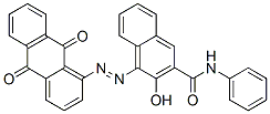 CAS 登录号：72845-91-1， (4E)-4-[(9,10-二氧代蒽-1-基)亚肼基]-3-氧代-N-苯基萘-2-甲酰胺