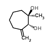 CAS 登录号：728878-73-7， (1R,2R)-1-甲基-3-亚甲基-1,2-环庚烷二醇