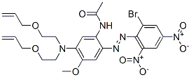 CAS 登录号：72894-20-3， N-[5-[二[2-(烯丙氧基)乙基]氨基]-2-[(2-溴-4,6-二硝基苯基)偶氮]-4-甲氧基苯基]乙酰胺