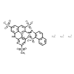 CAS#: 72894-26-9, Trisodium 5-{[5-chloro-6-methyl-2-(methylsulfonyl)-4-pyrimidinyl]amino}-4-hydroxy-3-[(1-sulfonato-2-naphthyl)diazenyl]-2,7-naphthalenedisulfonate