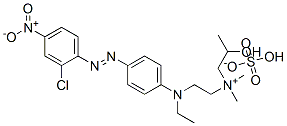 CAS#: 72894-28-1, [2-[[4-[(2-Chloro-4-Nitrophenyl)Azo]Phenyl]Ethylamino]Ethyl](2-Hydroxypropyl)Dimethylammonium Hydrogen Sulphate