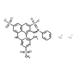 CAS#: 72894-30-5, Disodium 5-{[5-chloro-6-methyl-2-(methylsulfonyl)-4-pyrimidinyl]amino}-4-hydroxy-3-(phenyldiazenyl)-2,7-naphthalenedisulfonate