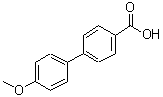 CAS#: 729-18-0, 4'-Methoxy-4-biphenylcarboxylic acid