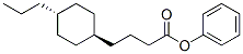 CAS 登录号:72928-32-6, 反式-4-(4-丙基环己基)苯基丁酸酯