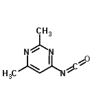 CAS#: 72975-47-4, 4-Isocyanato-2,6-dimethylpyrimidine