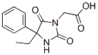 CAS 登录号：730-79-0， (4-乙基-2,5-二氧代-4-苯基咪唑烷-1-基)乙酸