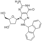 CAS 登录号:73051-69-1, 2'-脱氧-8-(9H-芴-2-基氨基)-鸟苷