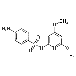 CAS#: 73068-02-7, 4-Amino-N-(2,6-dimethoxy-4-pyrimidinyl)benzenesulfonamide
