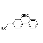 CAS#: 730908-27-7, 1-Ethyl-3-methyl-4-(2-methylphenyl)-1,2,3,6-tetrahydropyridine