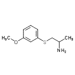 CAS#: 730932-19-1, 1-[(3-Methoxyphenyl)sulfanyl]-2-propanamine