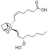 CAS 登录号：73151-69-6， (Z)-7-[(1R,2S,3R,5R)-3-[(E,3S)-3-氢过氧基辛-1-烯基]-4,7-二氧杂双环[3.1.1]庚烷-2-基]庚-5-烯酸