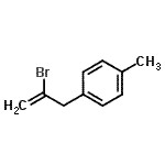 CAS#: 731772-21-7, 1-(2-Bromo-2-propen-1-yl)-4-methylbenzene