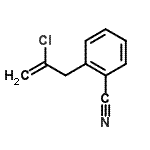 CAS#: 731772-23-9, 2-(2-Chloro-2-propen-1-yl)benzonitrile