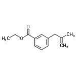 CAS#: 731772-88-6, Ethyl 3-(2-methyl-2-propen-1-yl)benzoate