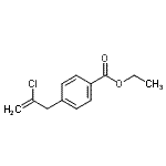 CAS#: 731772-89-7, Ethyl 4-(2-chloro-2-propen-1-yl)benzoate