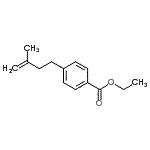 CAS 登录号：731772-92-2， 乙基4-(3-甲基-3-丁烯-1-基)苯甲酸酯