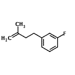 CAS#: 731773-07-2, 1-Fluoro-3-(3-methyl-3-buten-1-yl)benzene