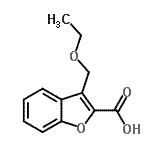 CAS#: 731802-26-9, 3-(Ethoxymethyl)-1-benzofuran-2-carboxylic acid
