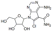 CAS#: 73210-49-8, 4-Amino-6-Chloro-7-[3,4-Dihydroxy-5-(Hydroxymethyl)Oxolan-2-Yl]Pyrrolo[5,4-d]Pyrimidine-5-Carboxamide