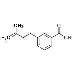 CAS#: 732249-43-3, 3-(3-Methyl-3-buten-1-yl)benzoic acid