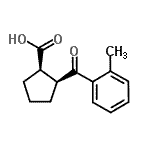 CAS#: 732253-35-9, (1R,2S)-2-(2-Methylbenzoyl)cyclopentanecarboxylic acid