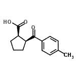 CAS#: 732253-47-3, (1R,2S)-2-(4-Methylbenzoyl)cyclopentanecarboxylic acid