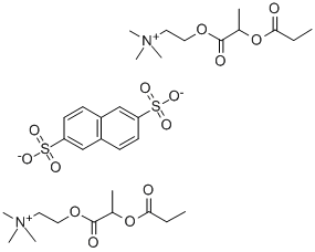 CAS#: 73231-78-4, Trimethyl-[2-(2-Propanoyloxypropanoyloxy)Ethyl]Azanium Naphthalene-2,6-Disulfonate