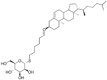 CAS#: 73294-91-4, (2R,3S,4S,5S,6R)-2-[6-[[(3S,10R,13R,17R)-10,13-Dimethyl-17-[(2R)-6-Methylheptan-2-Yl]-2,3,4,7,8,9,11,12,14,15,16,17-Dodecahydro-1H-Cyclopenta[a]Phenanthren-3-Yl]Oxy]Hexylsulfanyl]-6-(Hydroxymethyl)Oxane-3,4,5-Triol