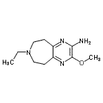 CAS#: 732941-63-8, 7-Ethyl-3-methoxy-6,7,8,9-tetrahydro-5H-pyrazino[2,3-d]azepin-2-amine