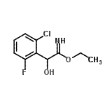 CAS#: 732941-64-9, Ethyl 2-(2-chloro-6-fluorophenyl)-2-hydroxyethanimidate