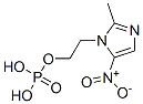 CAS 登录号：73334-05-1， 2-甲基-5-硝基-1H-咪唑-1-乙醇 1-(磷酸二氢酯)