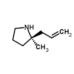 CAS#: 733713-07-0, (2R)-2-Allyl-2-methylpyrrolidine