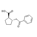 CAS#: 733740-51-7, (1R,2S)-2-(2-Oxo-2-phenylethyl)cyclopentanecarboxylic acid