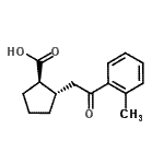CAS#: 733740-52-8, (1R,2S)-2-[2-(2-Methylphenyl)-2-oxoethyl]cyclopentanecarboxylic acid