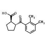 CAS#: 733741-12-3, (1R,2R)-2-(2,3-Dimethylbenzoyl)cyclopentanecarboxylic acid