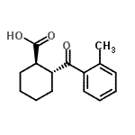 CAS#: 733742-70-6, (1R,2R)-2-(2-Methylbenzoyl)cyclohexanecarboxylic acid