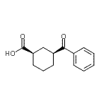 CAS#: 733742-86-4, (1R,3S)-3-Benzoylcyclohexanecarboxylic acid