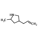 CAS#: 733752-87-9, 4-Allyl-2-methylpyrrolidine