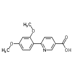CAS 登录号：733776-45-9， 6-(2,4-二甲氧基苯基)烟酸