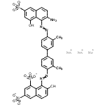 CAS#: 73398-47-7, Trisodium 8-({4'-[(2-amino-8-hydroxy-6-sulfonato-1-naphthyl)diazenyl]-3,3'-dimethyl-4-biphenylyl}diazenyl)-7-hydroxy-1,3-naphthalenedisulfonate