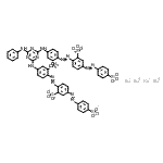 CAS#: 73398-50-2, Tetrasodium 2,2'-{(6-anilino-1,3,5-triazine-2,4-diyl)bis[imino(2-methyl-4,1-phenylene)-2,1-diazenediyl]}bis{5-[(4-sulfonatophenyl)diazenyl]benzenesulfonate}
