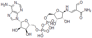 CAS#: 73435-45-7, [[(2R,3S,4R,5R)-5-[[(E)-3-Amino-2-Formyl-3-Oxoprop-1-Enyl]Amino]-3,4-Dihydroxyoxolan-2-Yl]Methoxy-Hydroxyphosphoryl] [(2R,3S,4R,5R)-5-(6-Aminopurin-9-Yl)-3,4-Dihydroxyoxolan-2-Yl]Methyl Hydrogen Phosphate